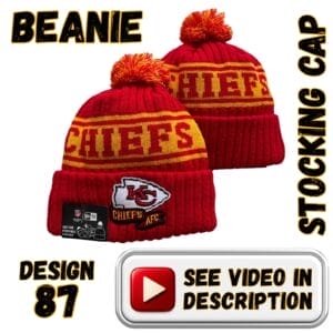 Red Crown, Yellow “CHIEFS” Band w/ Red-Yellow Pom (87)