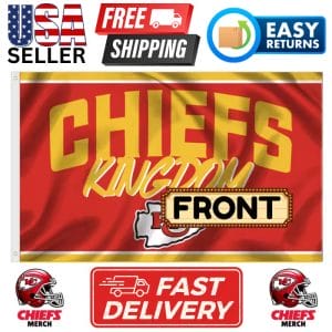 Chiefs 3'x5' Flag - Design #81 - Chiefs Kingdom Arrowhead