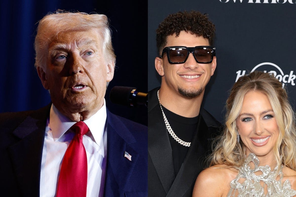 Trump's Cryptic Warning to Patrick and Brittany Mahomes: Super Bowl Showdown Approaches!