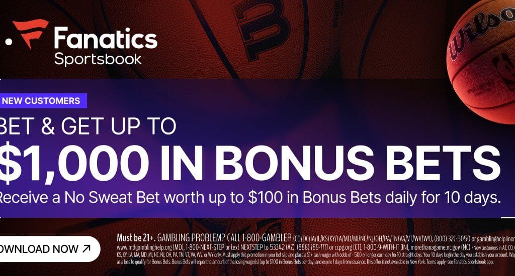 Unlock the Thrill: Seize Your $1000 Welcome Offer at Fanatics Sportsbook for NBA, NCAAB & PGA Action!