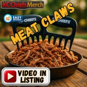 Kansas City Chiefs BBQ Meat Claw Shredders – Pulled Pork, Chicken & Beef Fan Gift